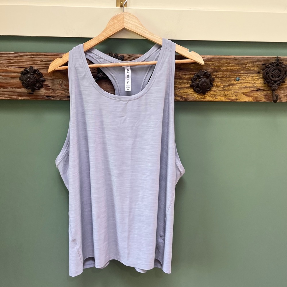 Athleta Women 3X Light Purple Space Dye Racerback Tank Top Activewear 657746-01